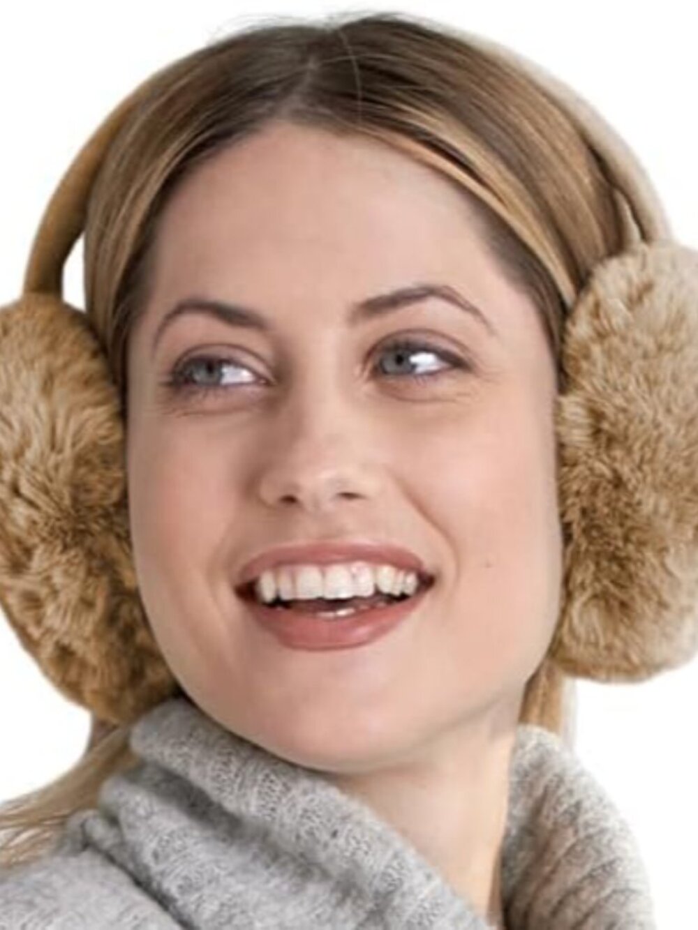 Fluffy Folding Ear Muffs for Women & Teens